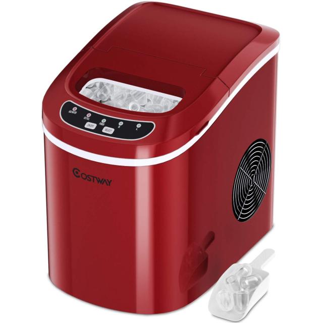 Countertop Ice Maker, 26LBS/24H Portable and Compact Ice Maker Machine, Ice Cubes Ready in 6 Mins