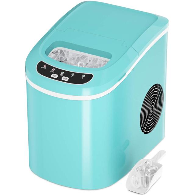Countertop Ice Maker, 26LBS/24H Portable and Compact Ice Maker Machine, Ice Cubes Ready in 6 Mins