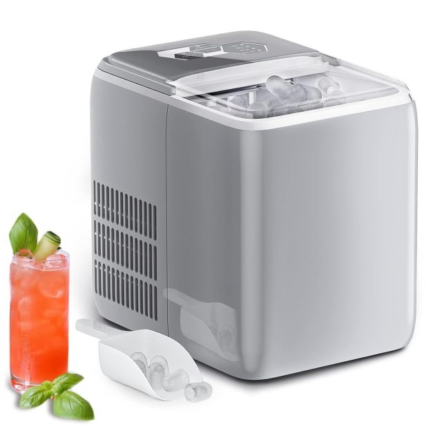 ARLIME Portable Ice Maker Countertop with Ice Scoop and Basket