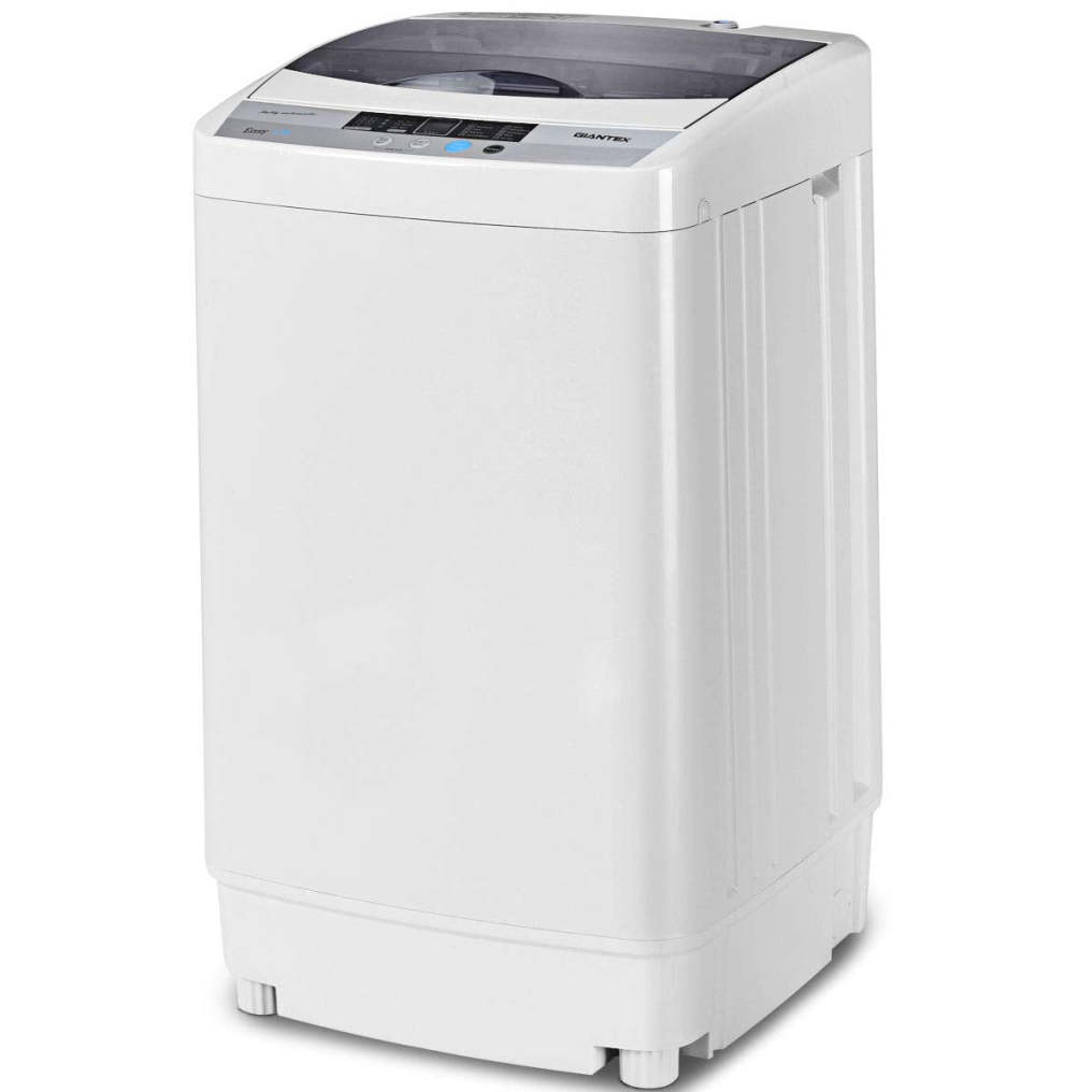 ARLIME Full-Automatic Washing Machine with LED Display, Drain Pump, 10 Programs, 8 Water Level Selections