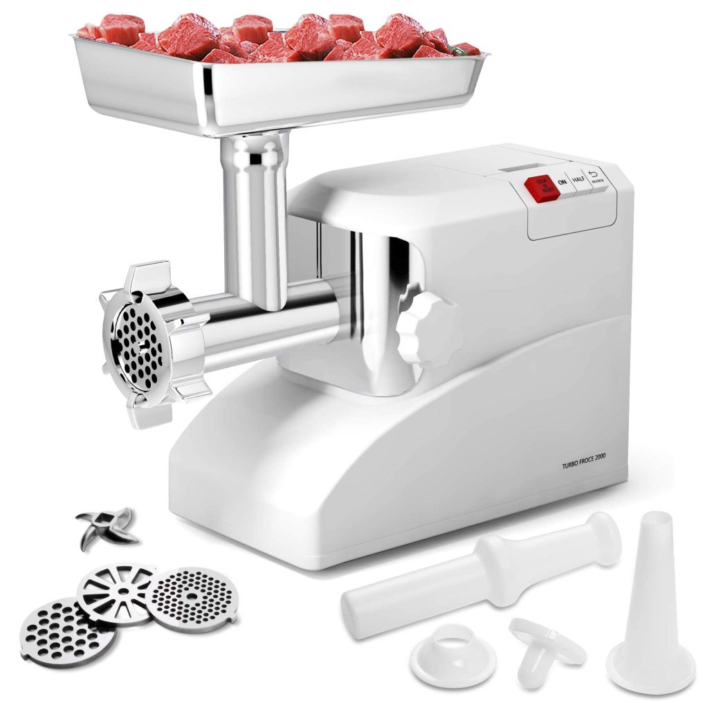 Meat Grinder Electric 2000W, ARLIME 2.7 Hp Home Meat Mincer Sausage Maker Stuffer 3 Speed
