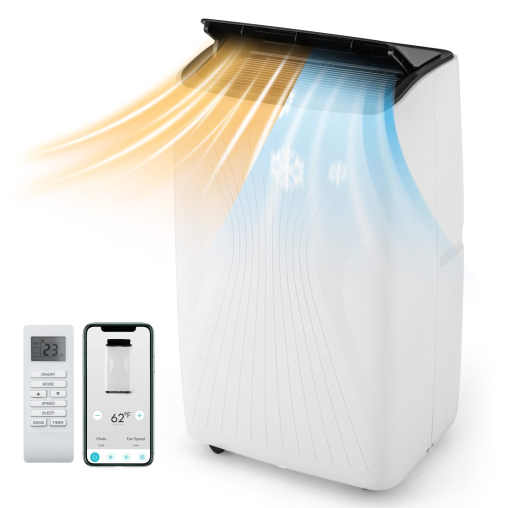 ARLIME 4-in-1 Portable Air Conditioner, Smart WiFi AC Unit w/Fan