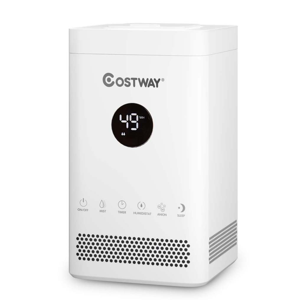 ARLIME Small Humidifiers for Bedroom, 3.5L Top Fill Cool Mist Humidifier with 3-Level Mist, Sleep Mode, 12H Timer