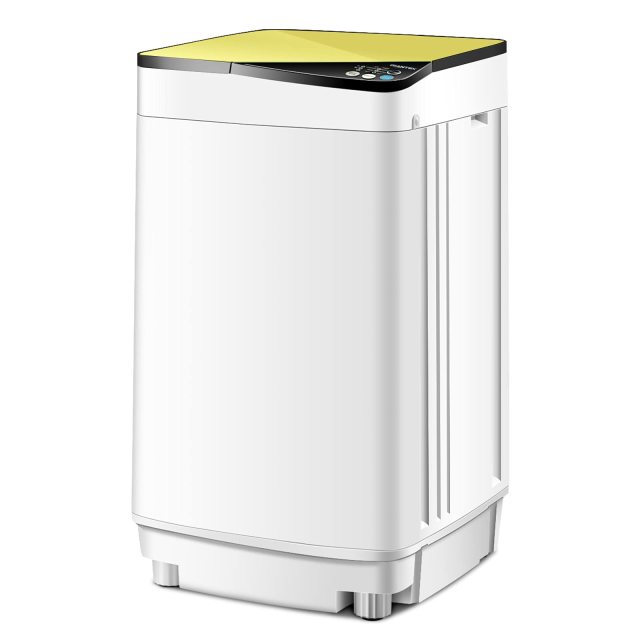 Portable Washing Machine, ARLIME Compact Mini Full-Automatic Laundry 2-In -1 Washer & Spin Dryer 7.7lbs Capacity