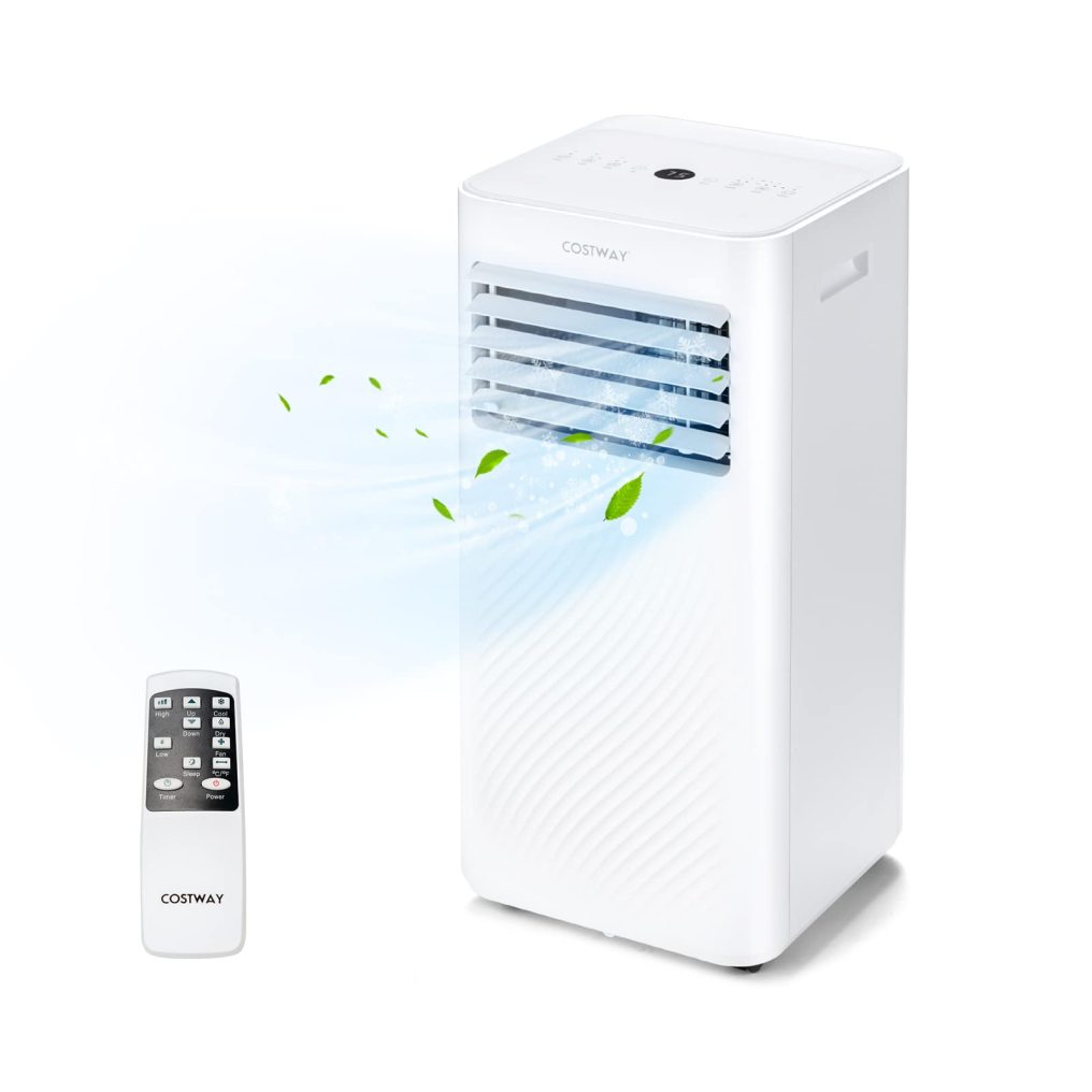 ARLIME Portable Air Conditioner, 10000 BTU AC Unit with Cool, Fan, Dehumidifier & Sleep Mode for Rooms