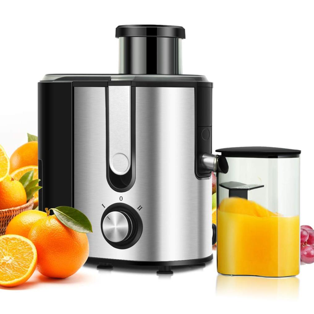 ARLIME Juicer Machines with 2.5inch Wide Mouth, 400W Masticating Juicer Extractor