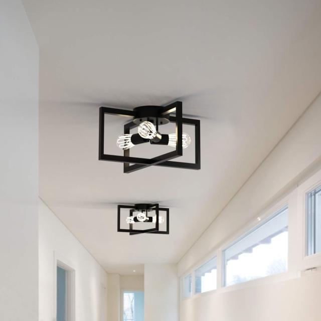 3-Light Flush Mount Ceiling Lamp