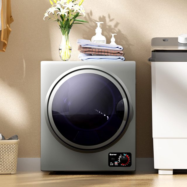 ARLIME Compact Laundry Dryer, Portable Clothes Dryers W/4 Automatic Drying Mode