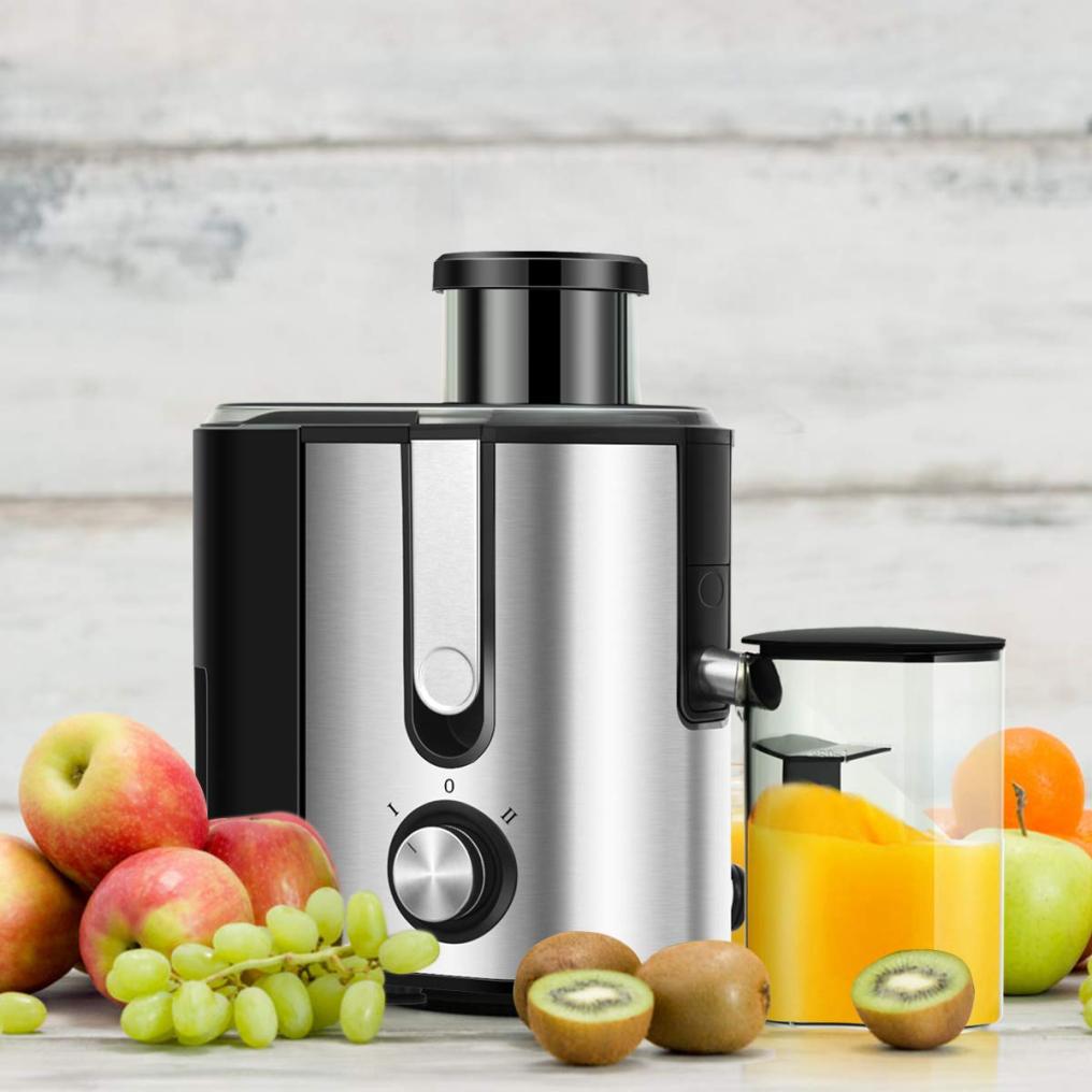 ARLIME Juicer Machines with 2.5inch Wide Mouth, 400W Masticating Juicer Extractor