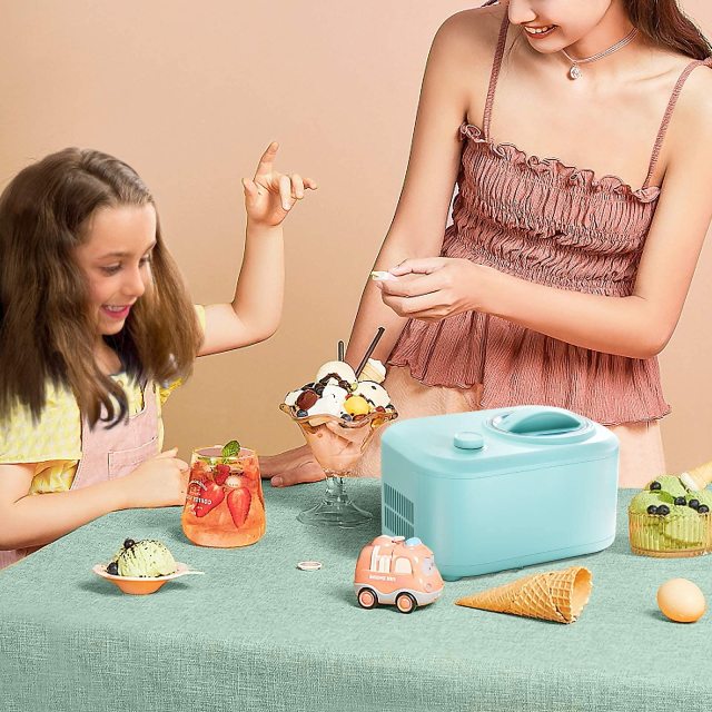 ARLIME Automatic Ice Cream Maker with Compression Cooling