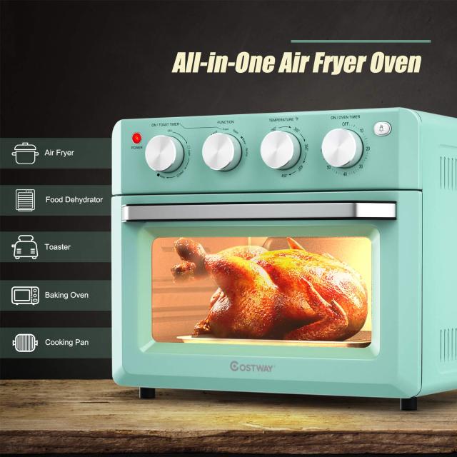 ARLIME Toaster Oven Countertop, 7-in-1 Convection Oven with Air Fry, Bake, Broil, Toast, Dehydrate, Pizza, Warm Function
