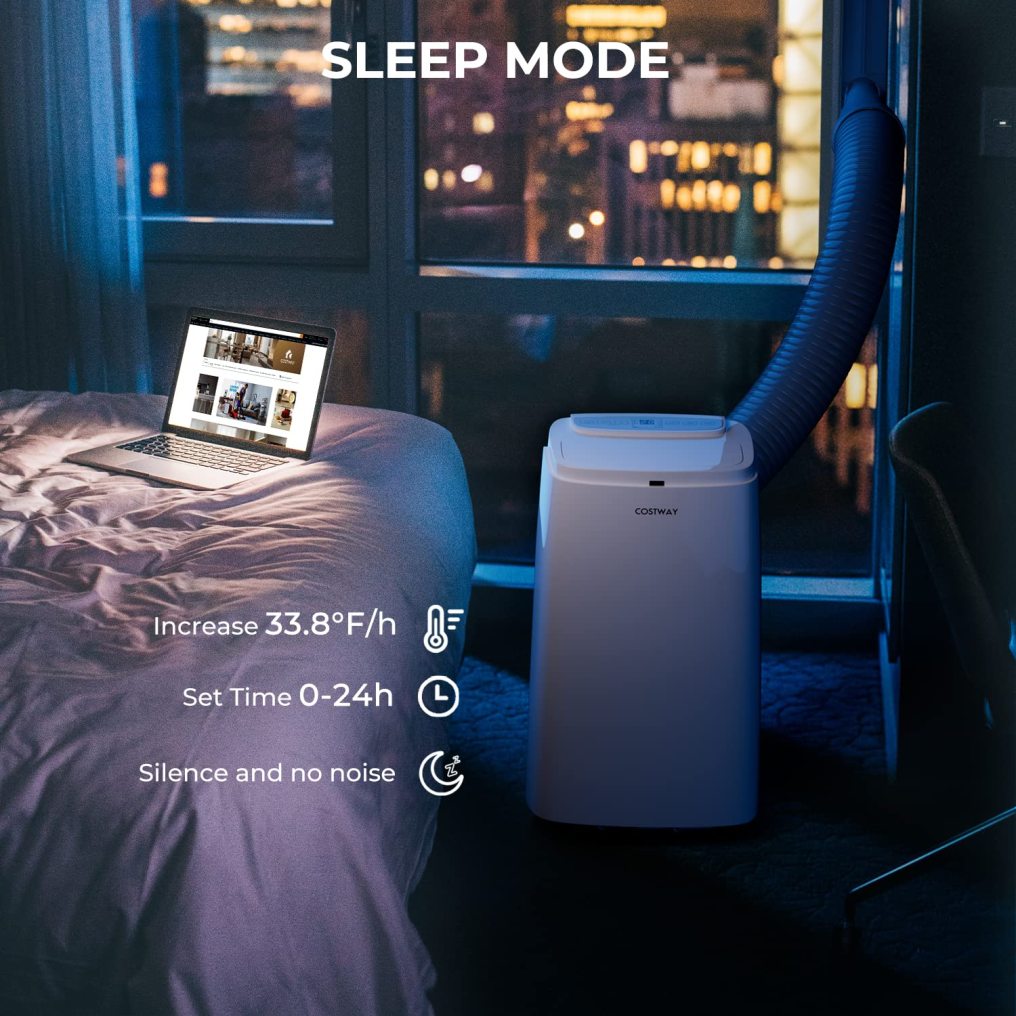 ARLIME Portable AC Air Conditioner 9000 BTU/ 12000BTU, AC Units for Rooms 3-in-1 with Fan & Dehumidifier