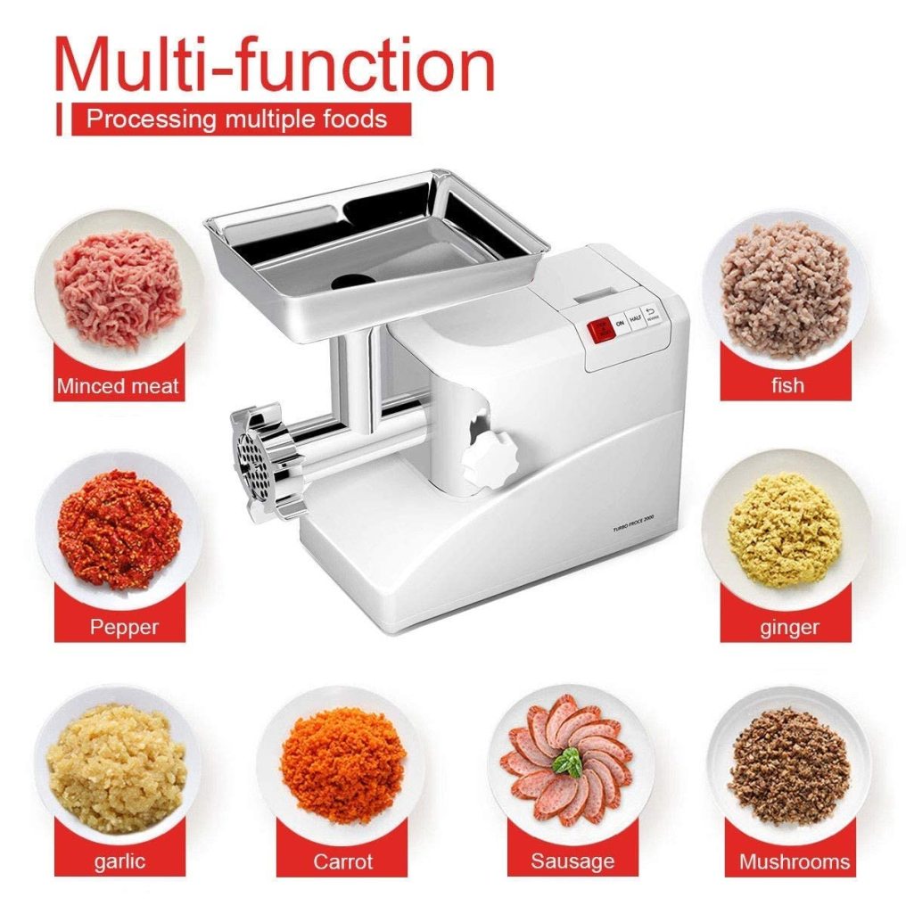 Meat Grinder Electric 2000W, ARLIME 2.7 Hp Home Meat Mincer Sausage Maker Stuffer 3 Speed