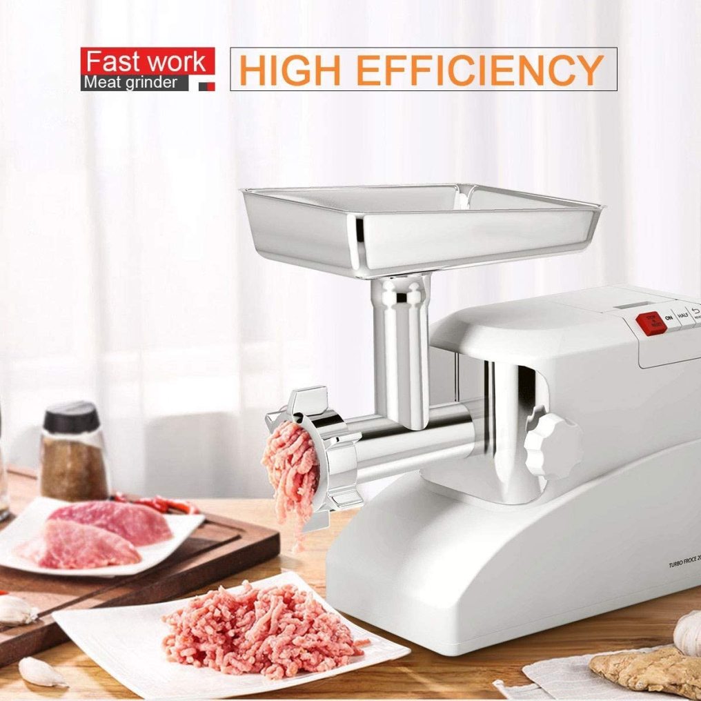 Meat Grinder Electric 2000W, ARLIME 2.7 Hp Home Meat Mincer Sausage Maker Stuffer 3 Speed