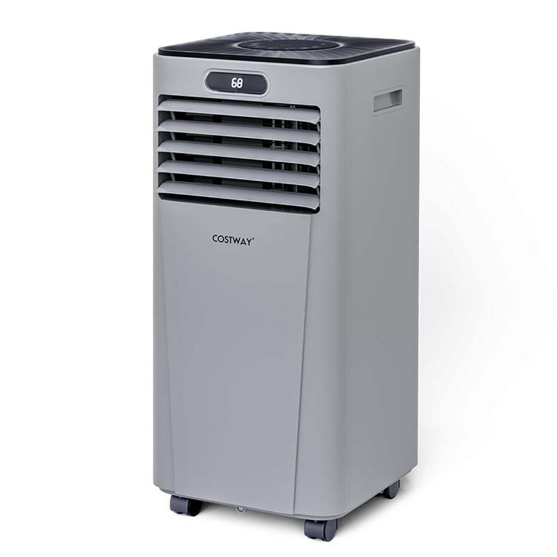 10000 BTU 4-in-1 Portable Air Conditioner with Dehumidifier, Remote, 24H Timer, Window Kit, Cools 350 Sq.Ft for Living Room, Bedroom, Office