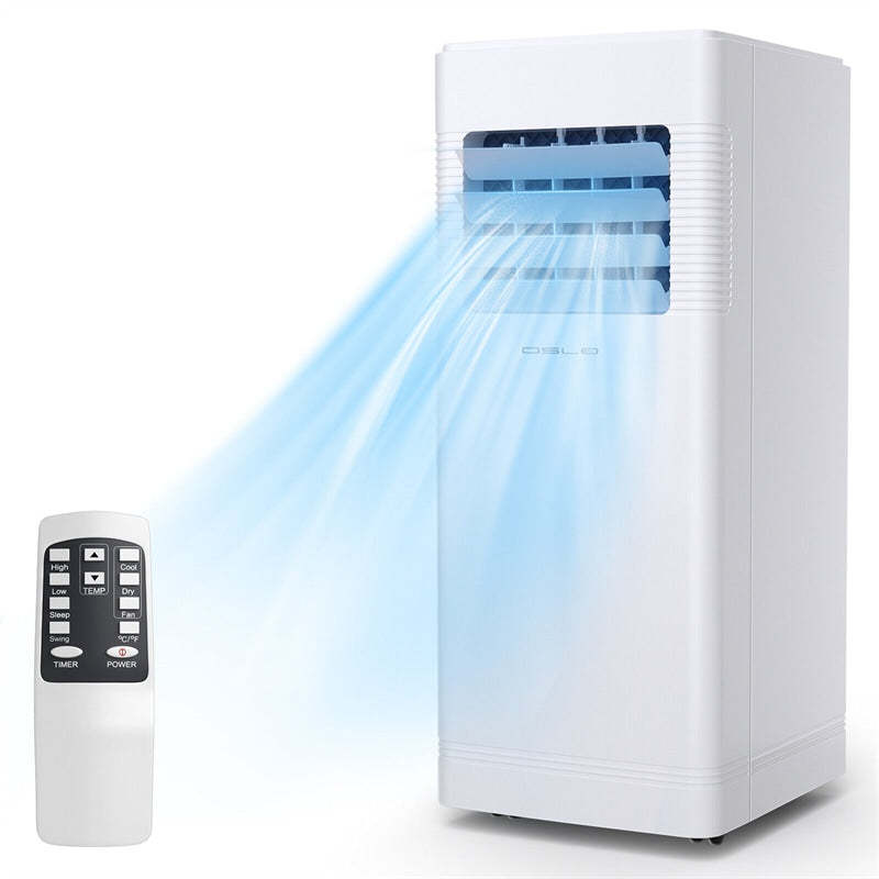 10000 BTU 3-in-1 Portable Air Conditioner with Cooling Fan Dehumidifier Function & Remote Control