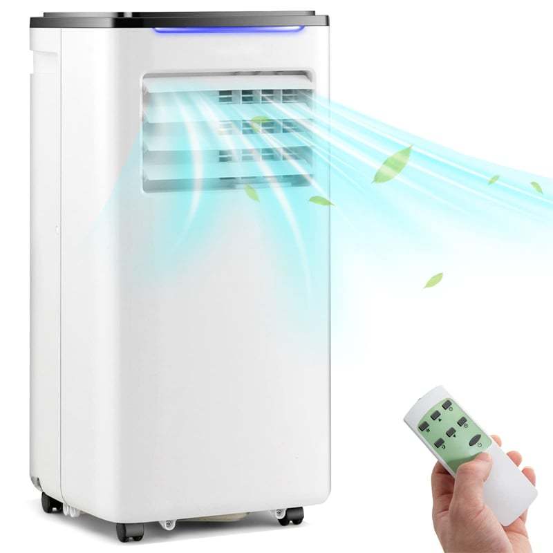 10000 BTU Portable Air Conditioner, 3-in-1 Quiet AC Unit with Fan, Dry, Sleep Mode, Remote, Window Kit, Cools 350 Sq.Ft for Bedroom, Office, Apartment