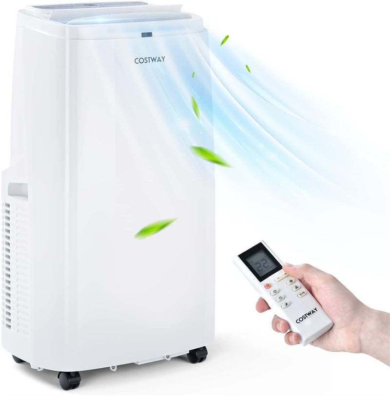12000 BTU Portable Air Conditioner, 3-in-1 Quiet AC Unit with Fan, Dehum, Sleep Mode & Window Kit, Cools 450 Sq.Ft for Bedroom, Office, Living Room