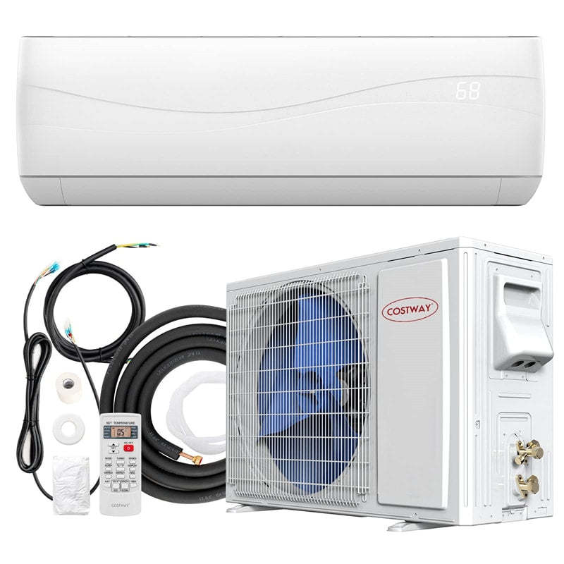 12000 BTU Mini Split Air Conditioner & Heater, 20 SEER2 115V Inverter, Wall-Mounted Ductless AC with Heat Pump for 750 Sq.Ft