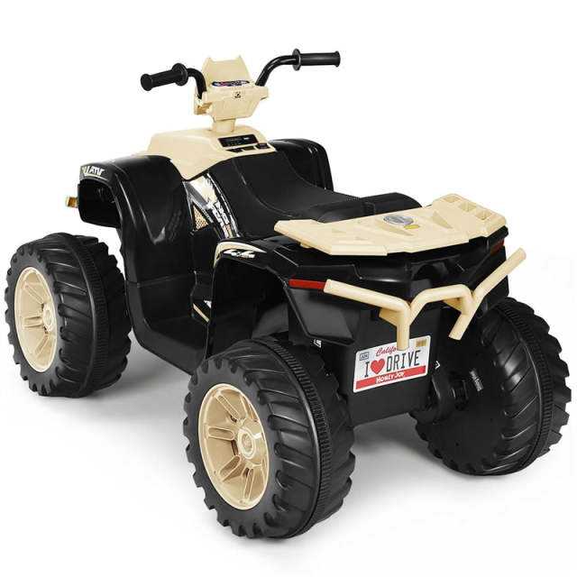 12V Kids Ride On ATV Quad 4-Wheeler Ride On Car Electric Vehicle with LED Lights & Music