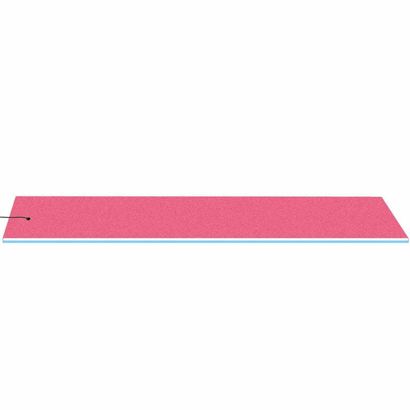 18' x 6' 3 Layer Tear-Resistant XPE Foam Floating Water Pad for Lake Beach - Light Blue