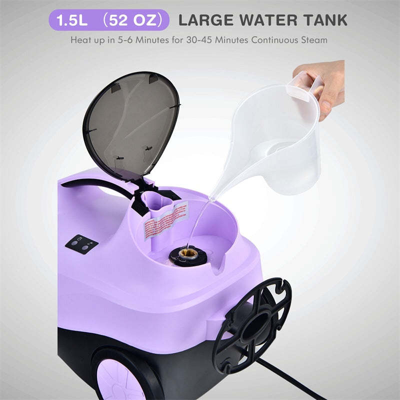 2000W Multipurpose Steam Cleaner Heavy Duty Steam Mop with 19 Accessories & 1.5L Water Tank