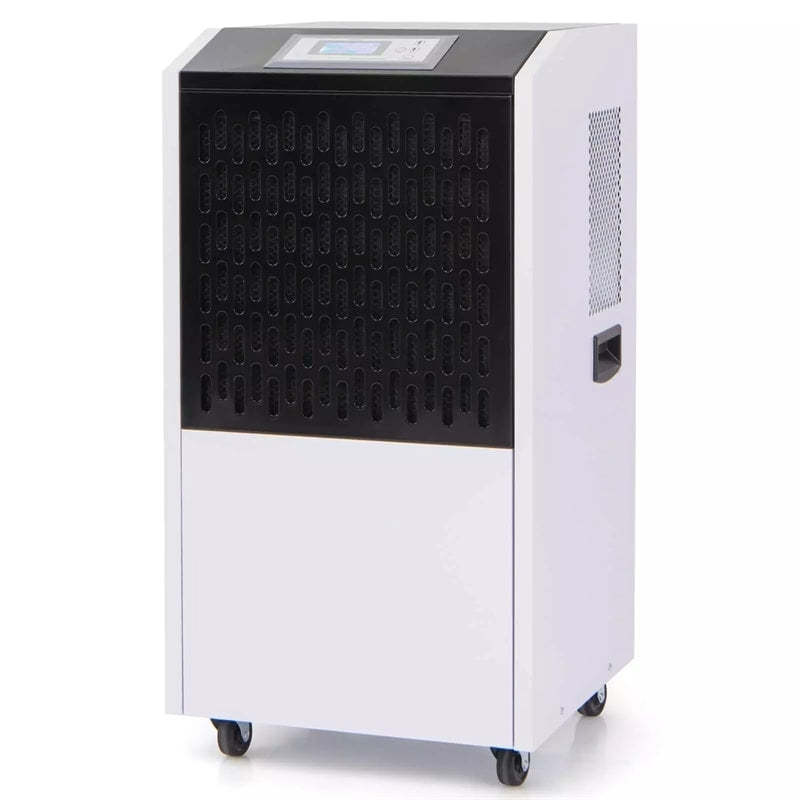 250-Pint Commercial Dehumidifier with Drain Hose, Auto Defrost & 4 Wheels, 8500 Sq.Ft Industrial Dehumidifier for Basement, Warehouse, Water Damage
