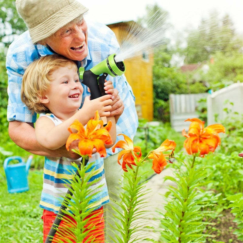 25ft Expandable Garden Hose Pipe Flexible Water Hose with Spray Nozzle