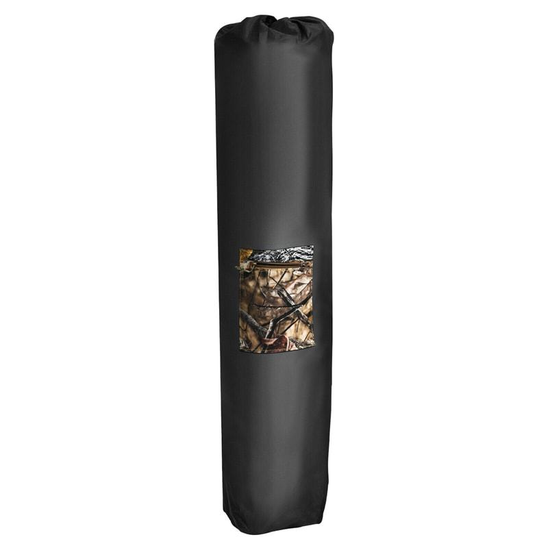 Portable Hunting Blind Pop-up Ground Blind 3-Person Camouflage Hunting Tent with Mesh Window & Carrying Bag