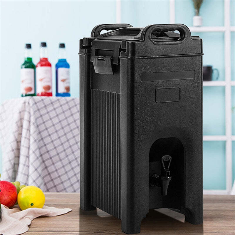 5 Gallon Insulated Beverage Dispenser/Server Food-grade Hot & Cold Drink Carrier with Handles & Spring Action Faucet