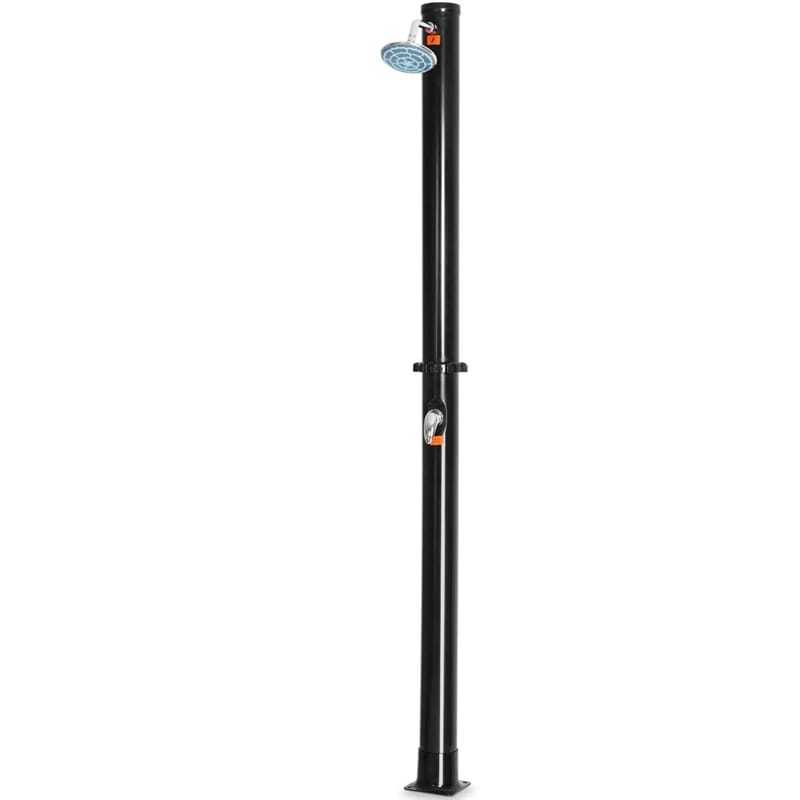 5.5 Gallon Solar Heated Outdoor Shower, 7.2FT Freestanding Solar Shower with 360° Swivel Shower Head, Foot Shower for Garden Backyard, Beach Pool Spa