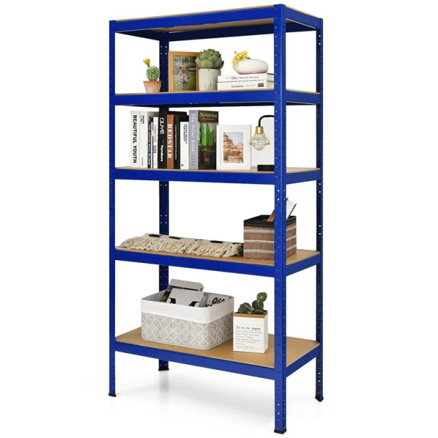 5-Tier Heavy Duty Shelving Unit, 72" Adjustable Steel Storage Shelf Boltless Organizer Rack for Garage Warehouse Home Pantry, 2925LBS Capacity