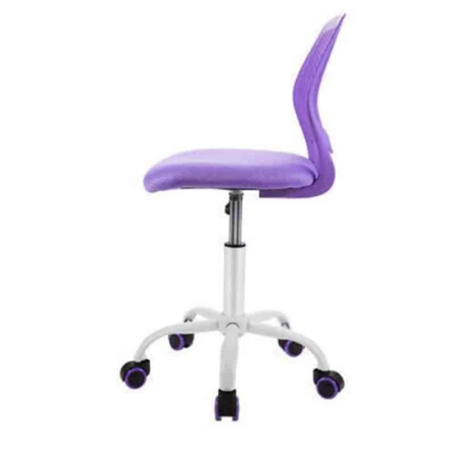 Kids Desk Chair, Height Adjustable Children Office Study Computer Chair with Lumbar Support, Mid Back Swivel Armless Mesh Task Student Chair