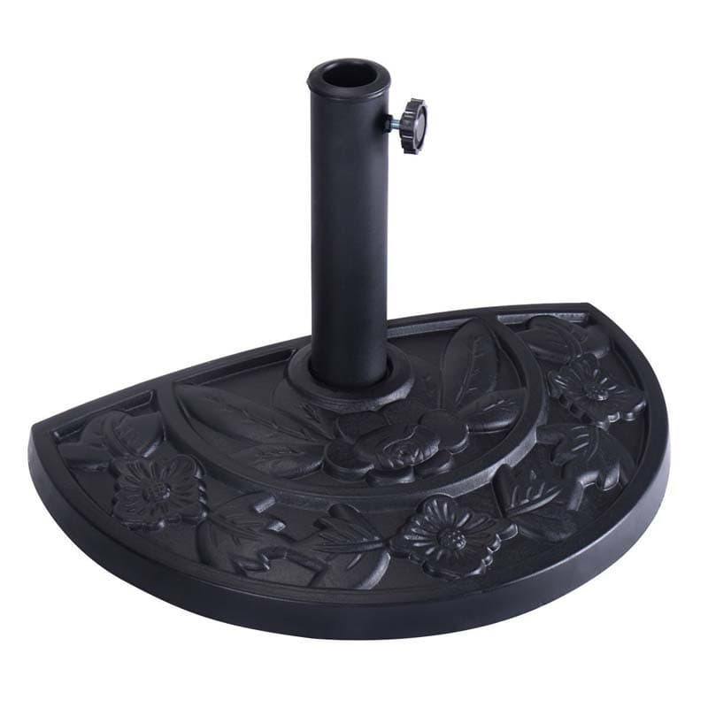 20" Outdoor Patio Half Round Umbrella Base Stand