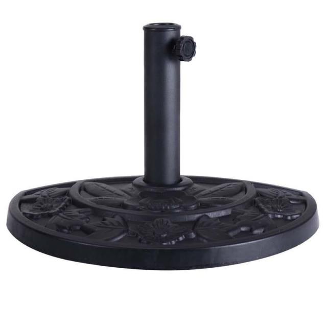 20" Outdoor Patio Half Round Umbrella Base Stand