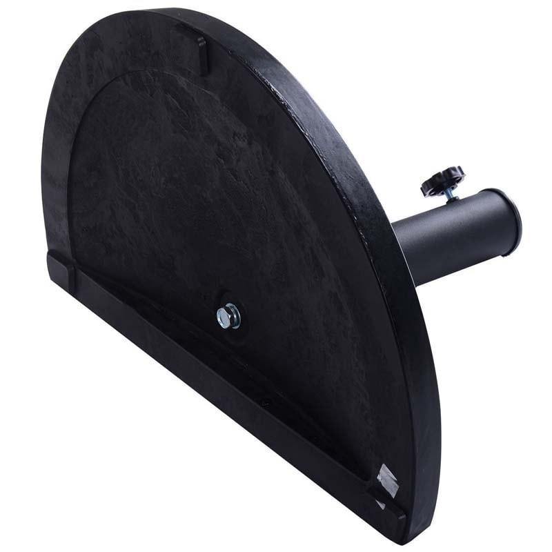 20" Outdoor Patio Half Round Umbrella Base Stand