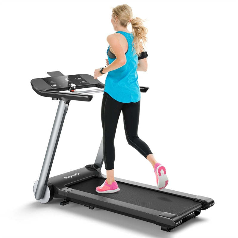 Folding Treadmill Italian Designed Heavy Duty Electric Treadmill Jogging Machine for Gym Home