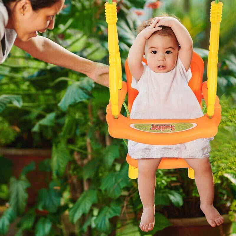Toddler Swing Seat Set High Back Seat with Swing Set