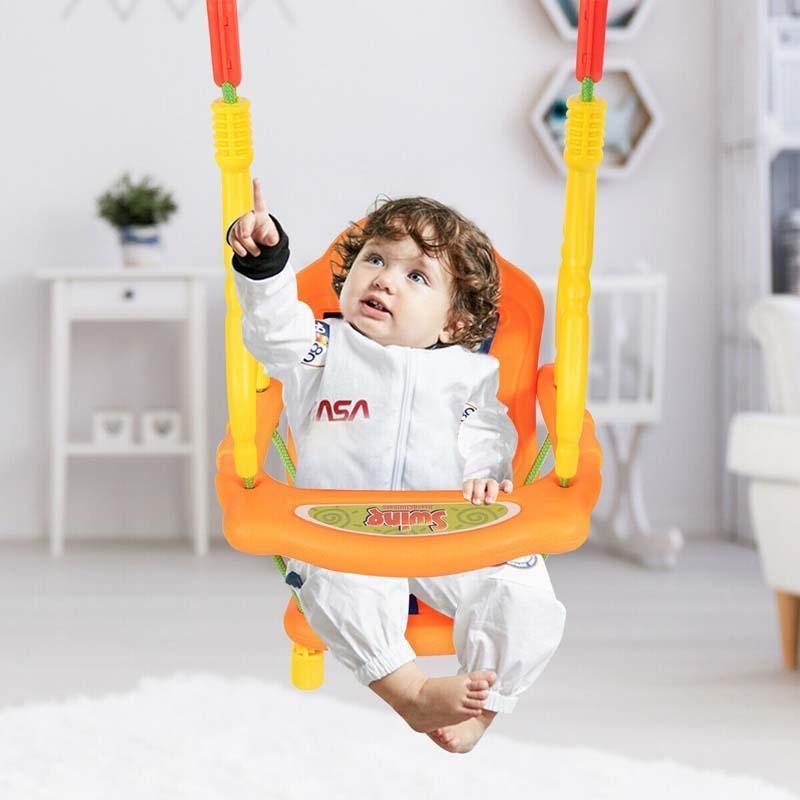 Toddler Swing Seat Set High Back Seat with Swing Set