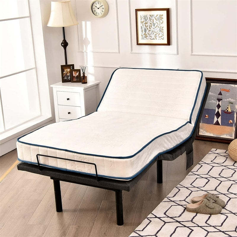 Twin XL Adjustable Bed Base Zero Gravity Electric Bed Frame with Massage Mode & Remote