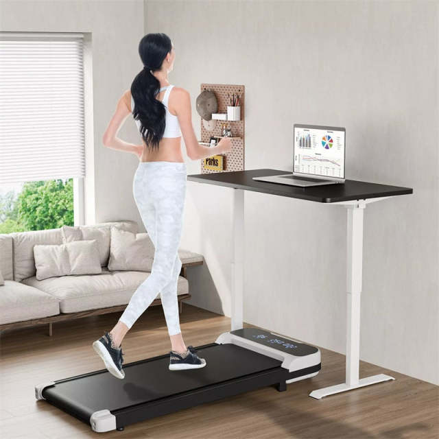 3-in-1 Walking Pad Under Desk Treadmill 2.5HP with Remote, LED Display & 3 Countdown Modes, Portable Compact Jogging Machine for Home/Office