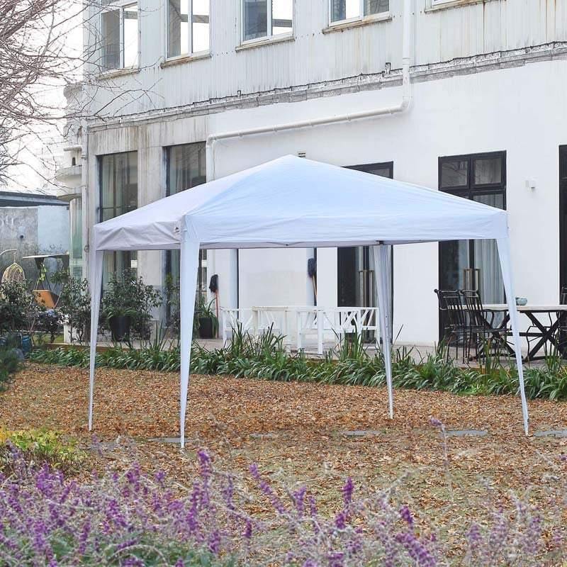 10 x 10ft Canopy Tent Outdoor Wedding Party Event Tent for Patio Backyard, Heavy-duty Pavilion Catering Tent