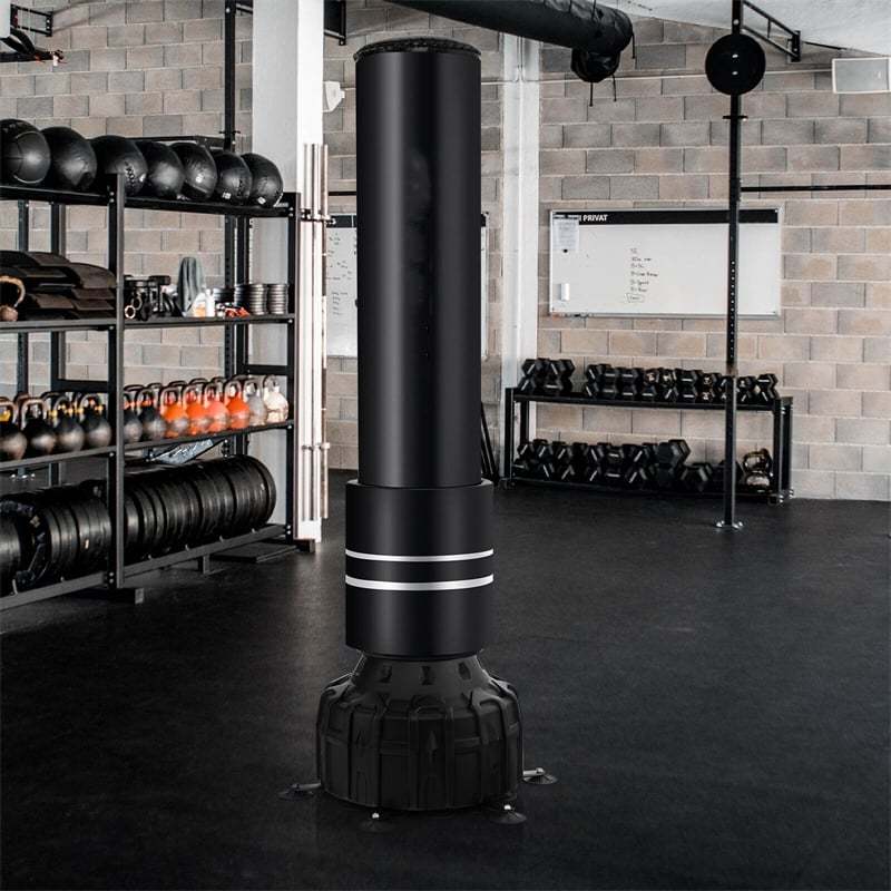 71"Freestanding Punching Bag, Heavy Boxing Bag Kickboxing Training Bag with 25 Suction Cups, Fillable Base & Boxing Gloves for Adults Youth, MMA Muay
