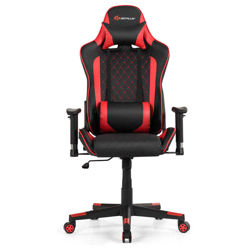 Massage Gaming Chair Gaming Recliner Ergonomic High Back Office Computer Chair with Adjustable Armrest & Lumbar Pillow