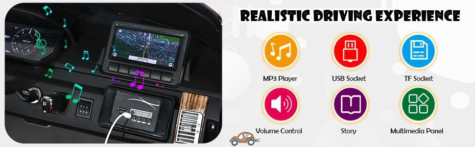 2-Seater Licensed Land Rover 24V Power Battery Kids Ride On Car Toy w/Remote Control