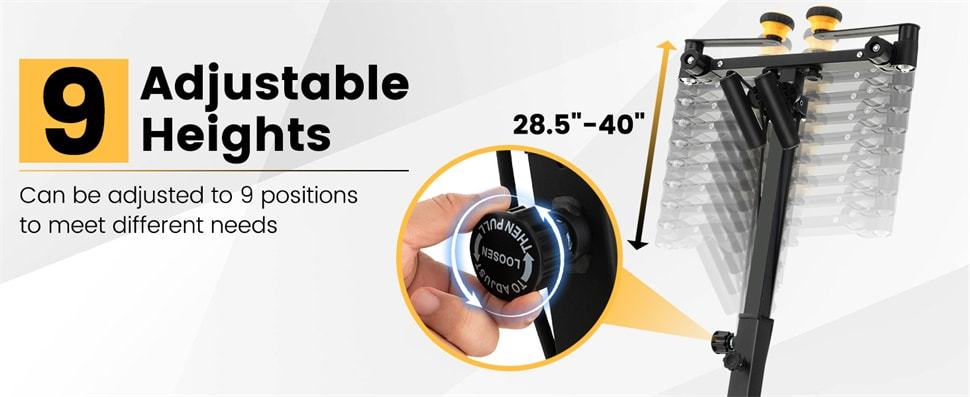 Foldable Pedal Exerciser for Seniors, Rehab Pedal Bike with Adjustable Resistance & Height, Full-Body Home Rehab, Hand/Arm/Leg Therapy for Elderly