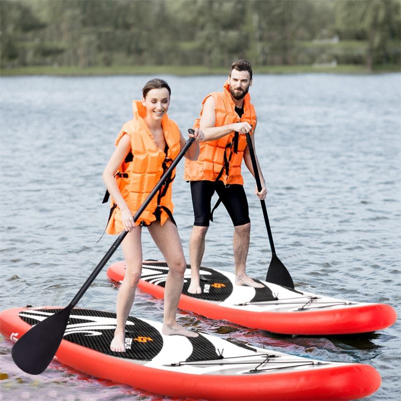 10' Inflatable Surfboard SUP with Adjustable Paddle Fin