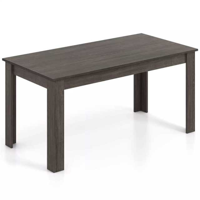 63" Rectangular Dining Table for 4-6 People, Farmhouse Wood Kitchen Table with Heavy Duty Legs, 330LBS Capacity for Living Room, Home Office