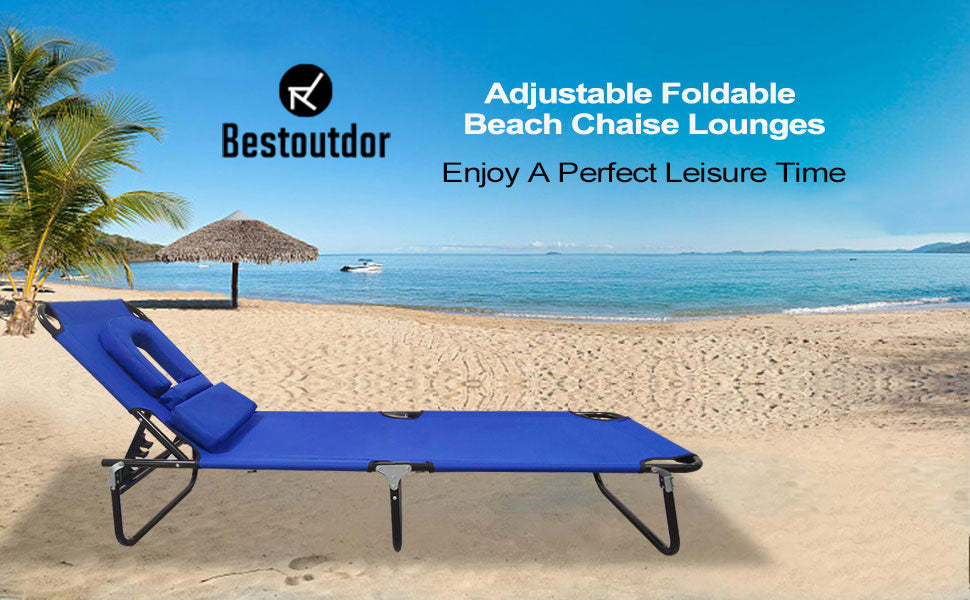 Bestoutdor beach lounge chair