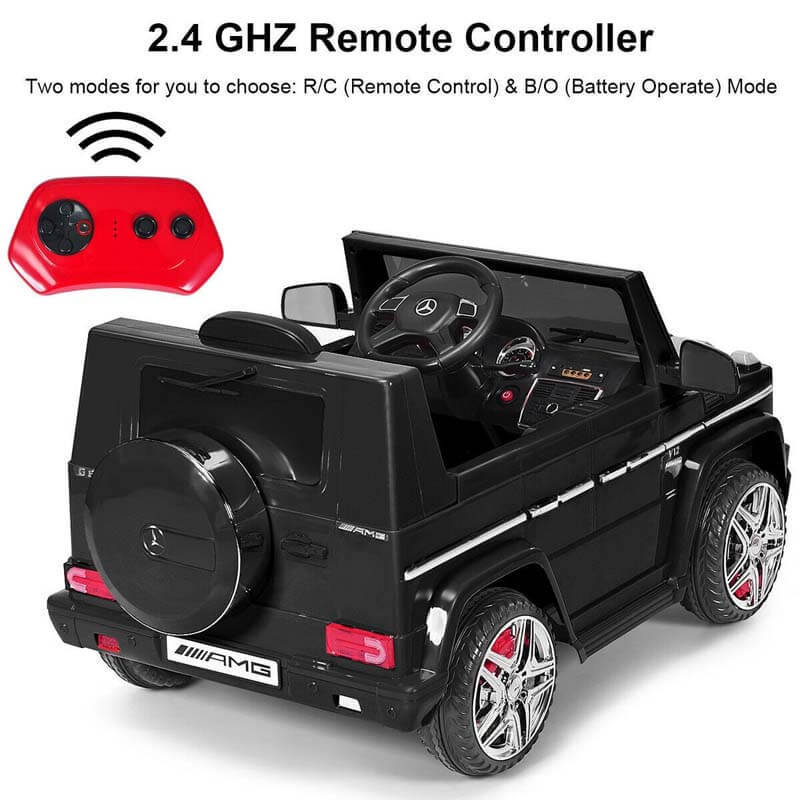 12V Kid's Mercedes Benz G65 Licensed 4-Wheel Electric Ride On Car